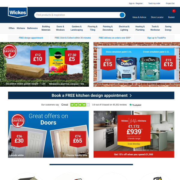 Wickes Screenshot