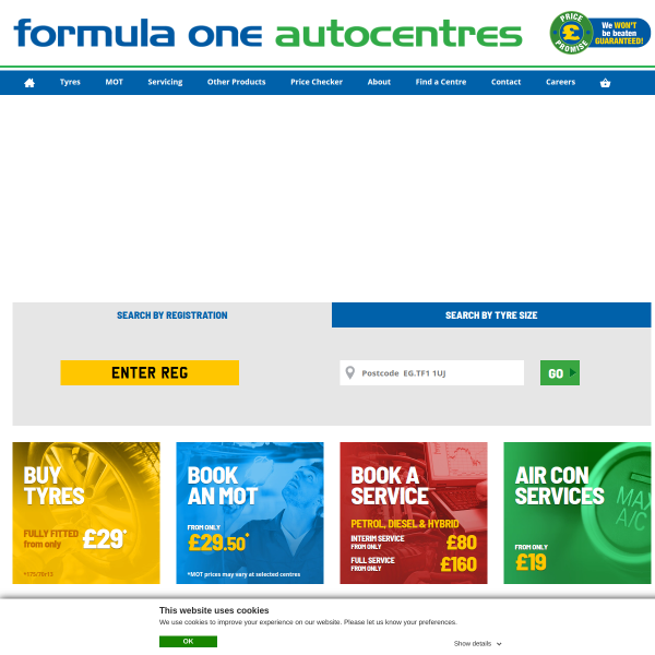 F1 Autocentres Screenshot